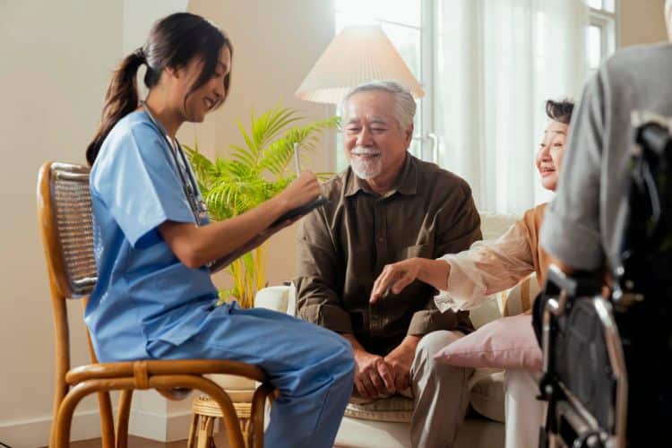 nurse va can help caregivers in patient care