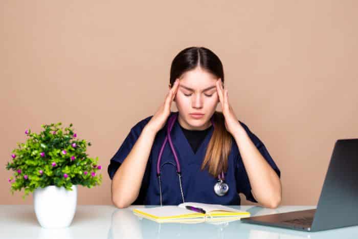 managing burnout with preauthorization solution tired nurse