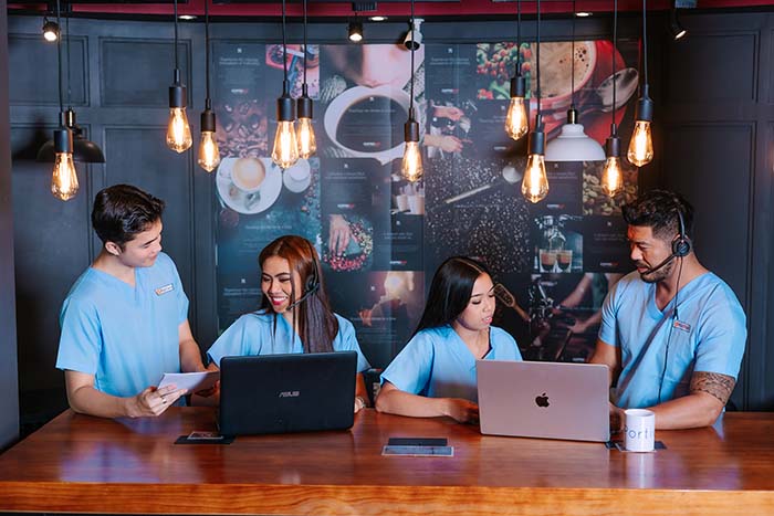 four staff of precertification in private practices in portiva