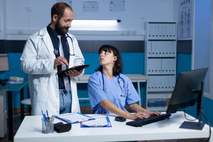 securing the process of prior authorization in healthcare doctor and nurse