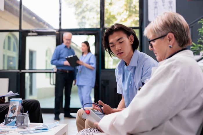advanced analytics in prior authorization doctors and patients talking