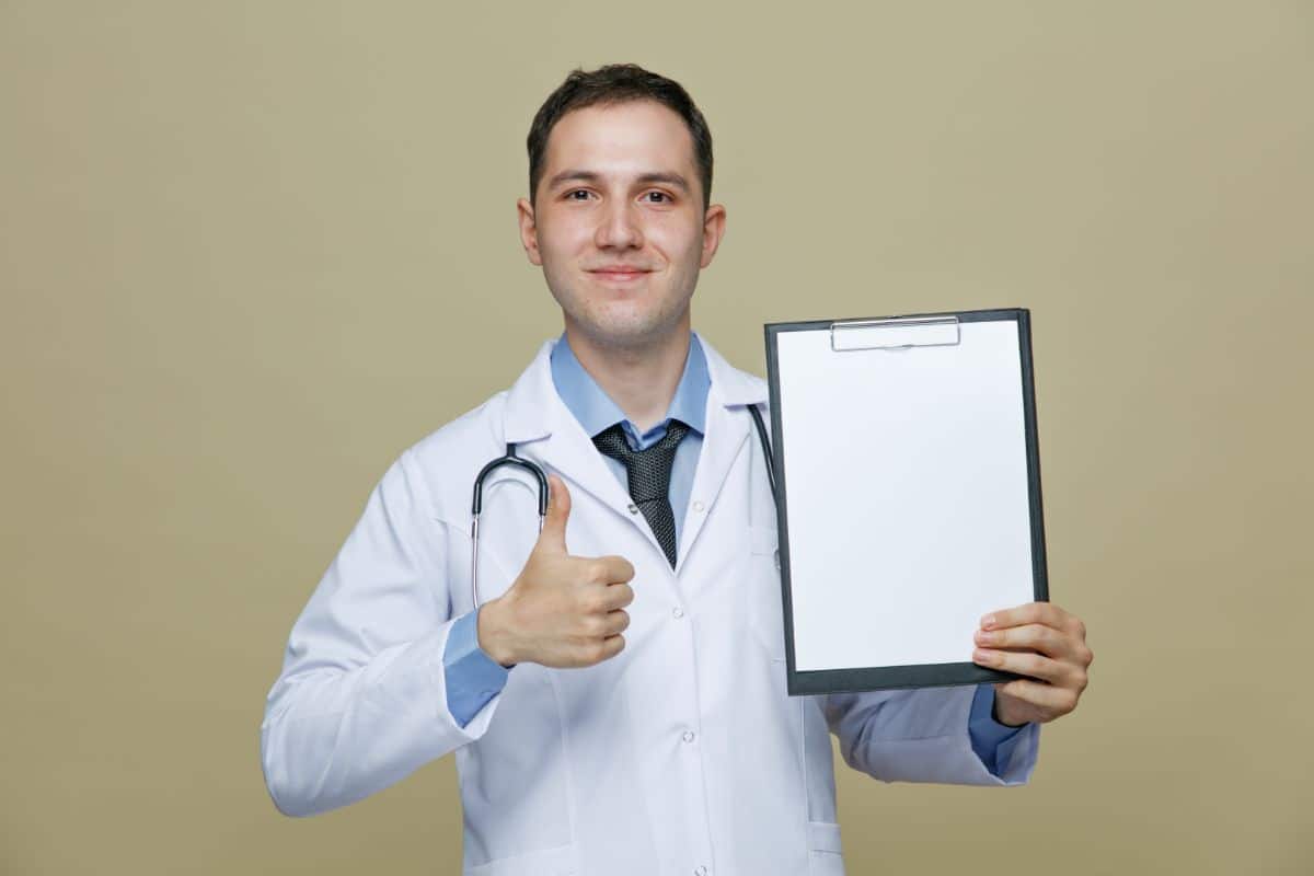 prior authorization trends doctor showing clipboard