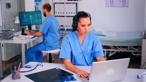 costs effects of virtual medical receptionist doctors office using technologies