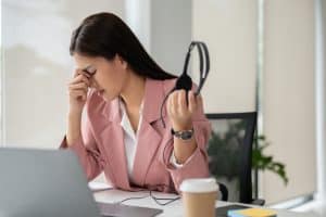 efficient and compassionate virtual medical receptionists VA stressed in work