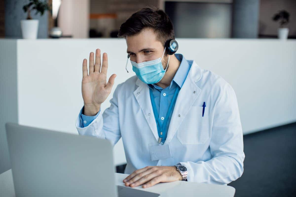 impact of virtual medical receptionists in telemedicine VA doctor working