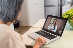 patient loyalty with virtual medical receptionists patient video calling to the doctor