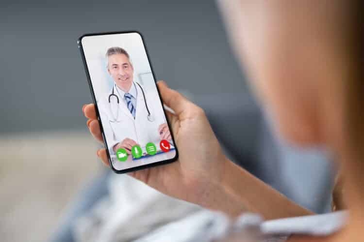 infusion medical billing videocall with the doctor