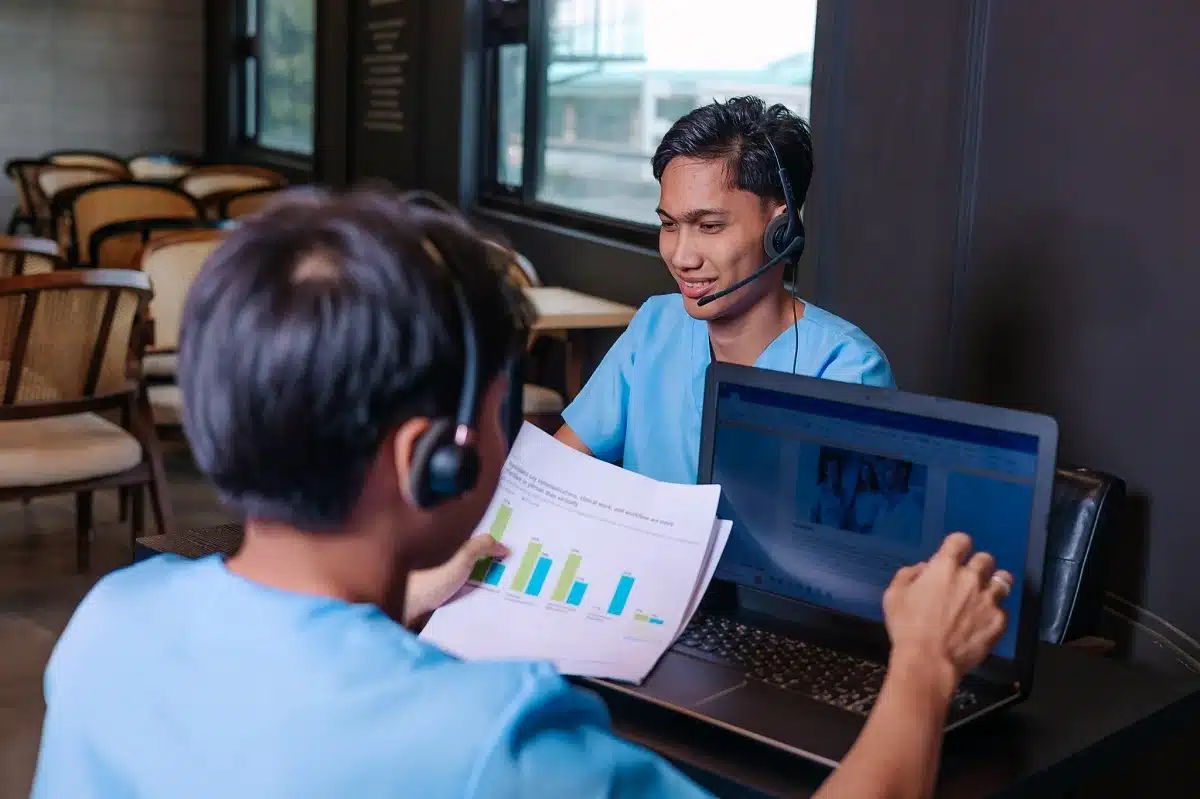 Patient callback tracking system used by a medical office team reviewing a centralized callback dashboard to prioritize follow-ups